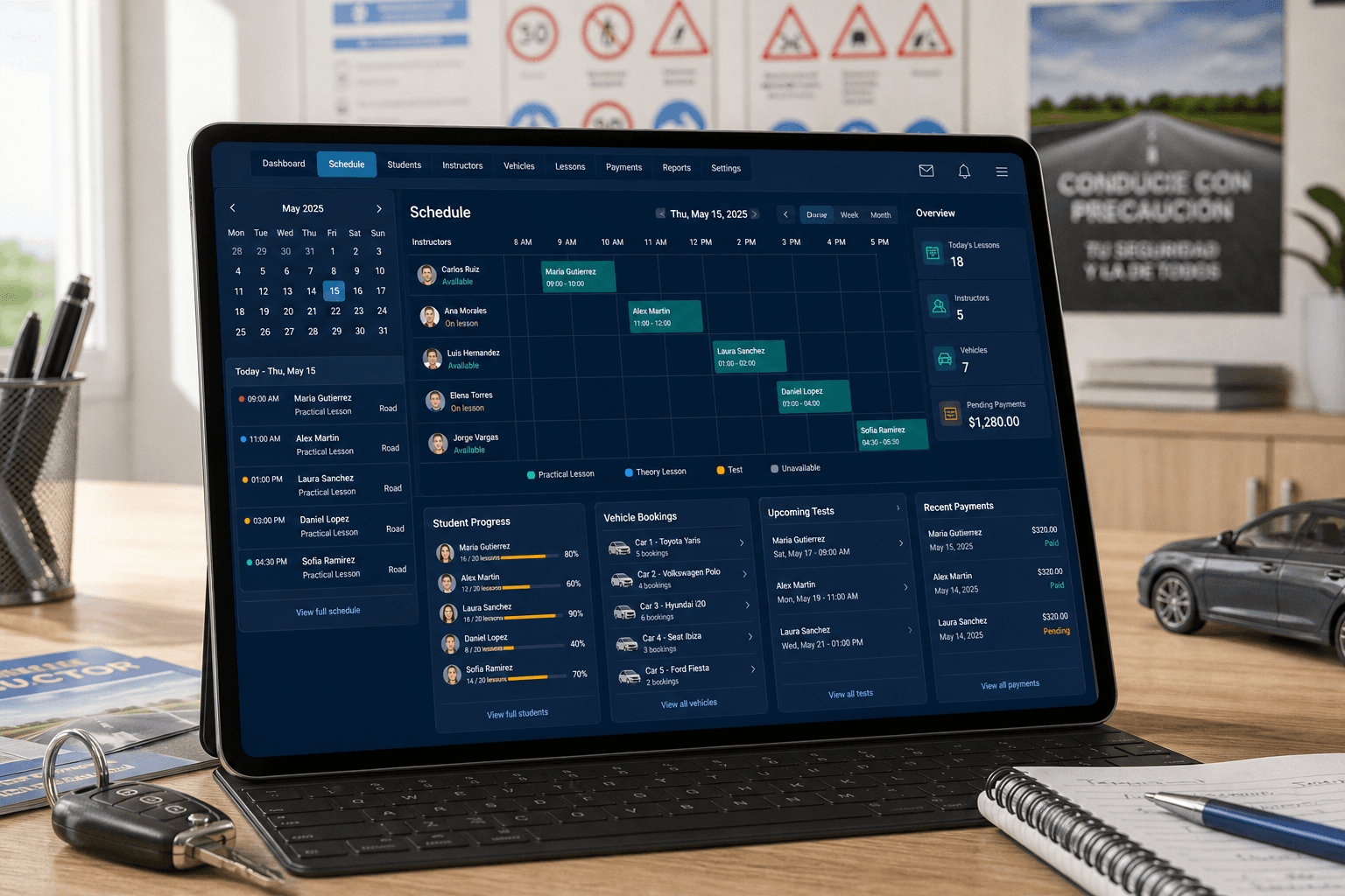 Imagen representativa de Software para autoescuelas